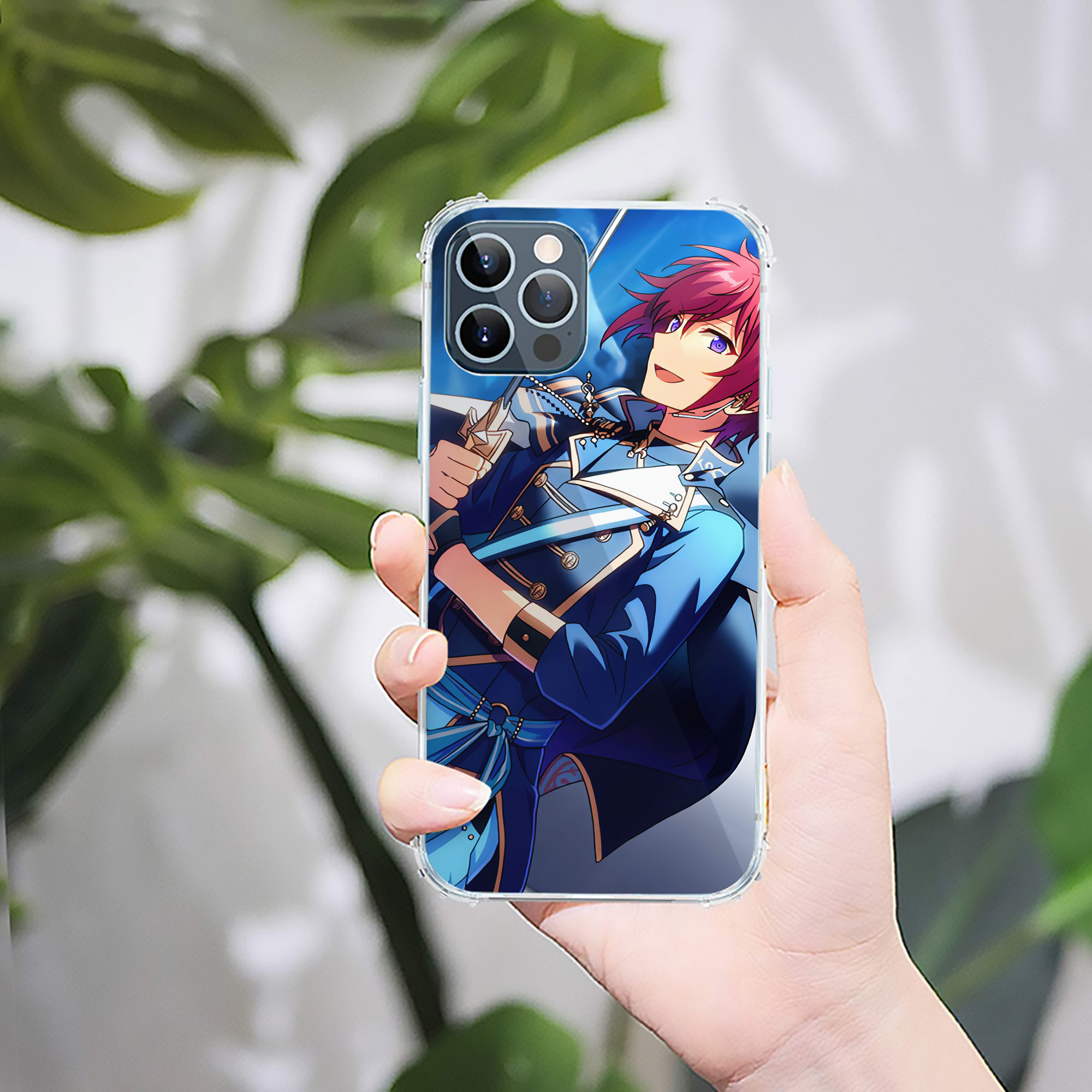 （画像用） あんさんぶるスターズ! Ensemble Stars 【iPhone 12シリーズ対応】透明スマホケース（クリアソフトケース）